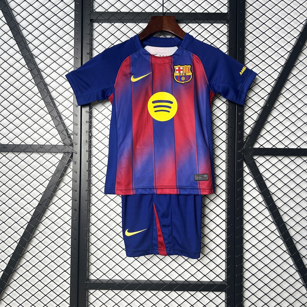 Kid's Barcelona Home Kit 2025/26