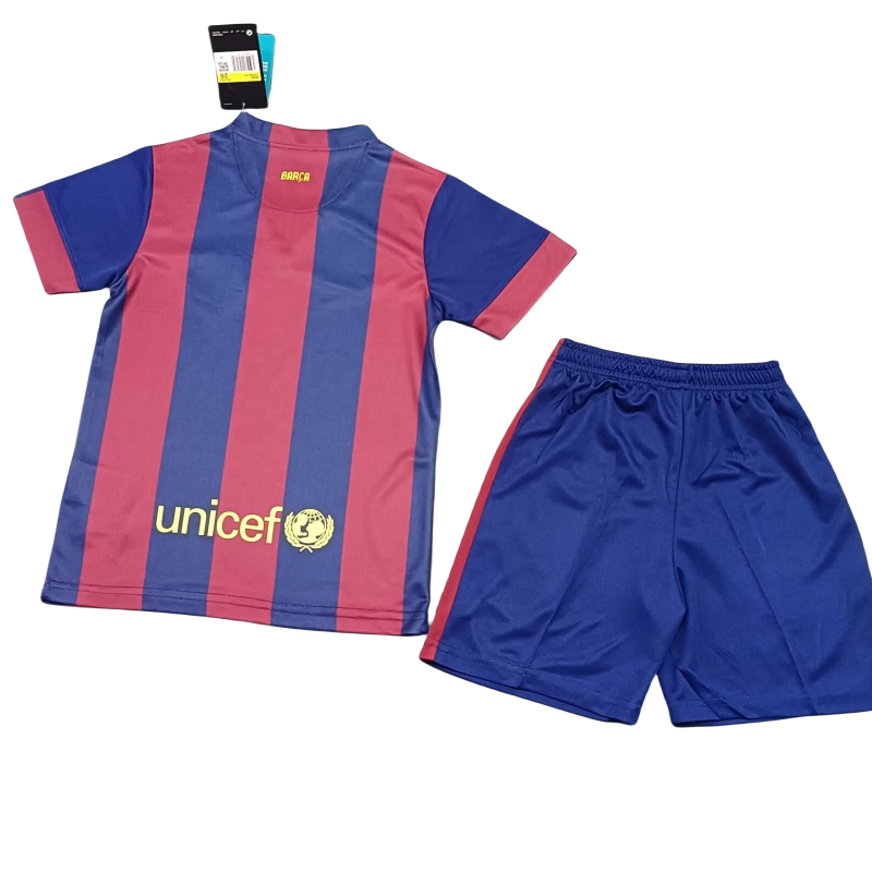 Kid's Retro Barcelona Home Kit 2014/15