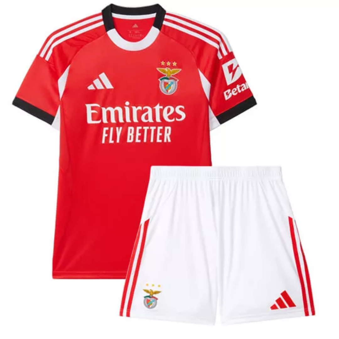 Kid's Benfica Home Jersey 2025/26