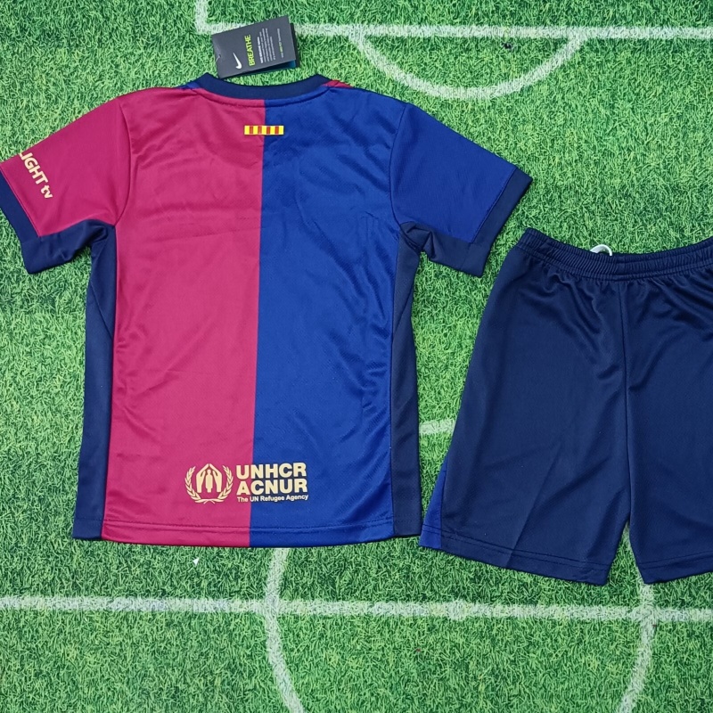 Kid's Barcelona Home Jersey+Shorts 2024/25