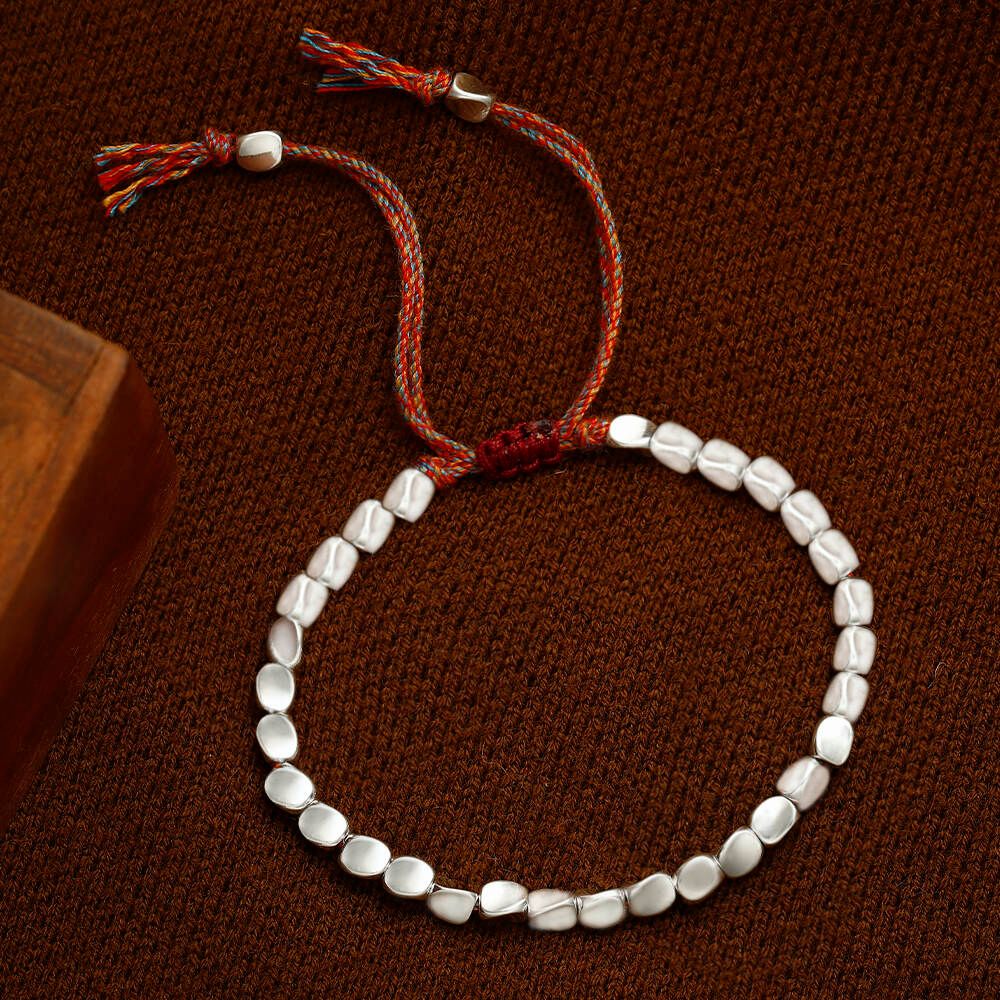 Handmade Tibetan Copper Bead Bracelet – Spiritual Strength & Protection | Feng Shui Inspired Handcrafted Jewelry - Vibe Jew