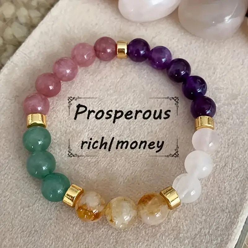 Feng Shui Natural Crystal Bracelet – Wealth & Negative Energy Release | Feng Shui Inspired Handcrafted Jewelry - Vibe Jew