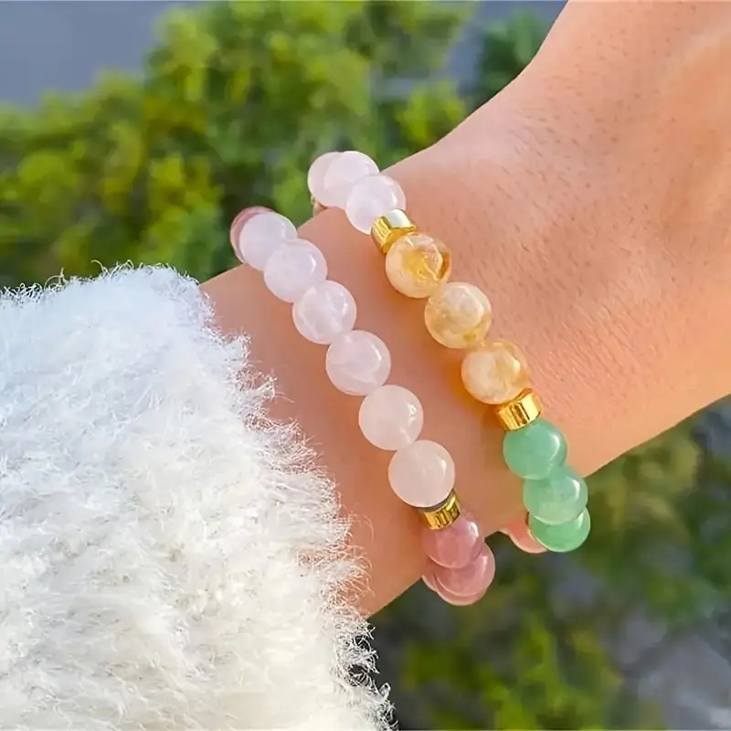 Feng Shui Natural Crystal Bracelet – Wealth & Negative Energy Release | Feng Shui Inspired Handcrafted Jewelry - Vibe Jew