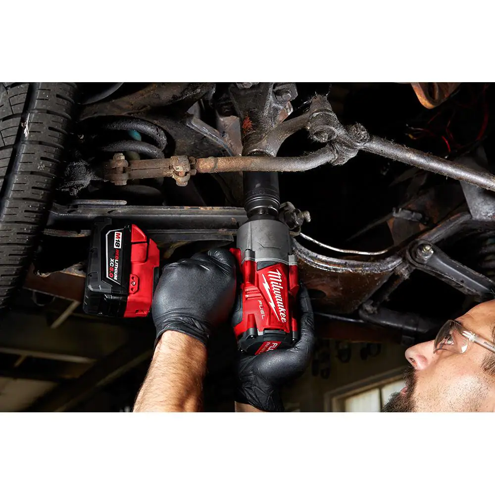 M18 FUEL 18V Lithium-Ion Brushless Cordless 1/2 in. Impact Wrench w/Friction Ring Kit w/One 5.0 Ah Battery and Bag