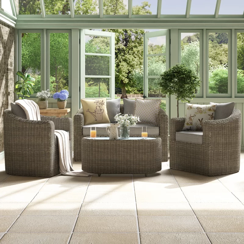 Rowlinson Bunbury Rattan Sofa Set