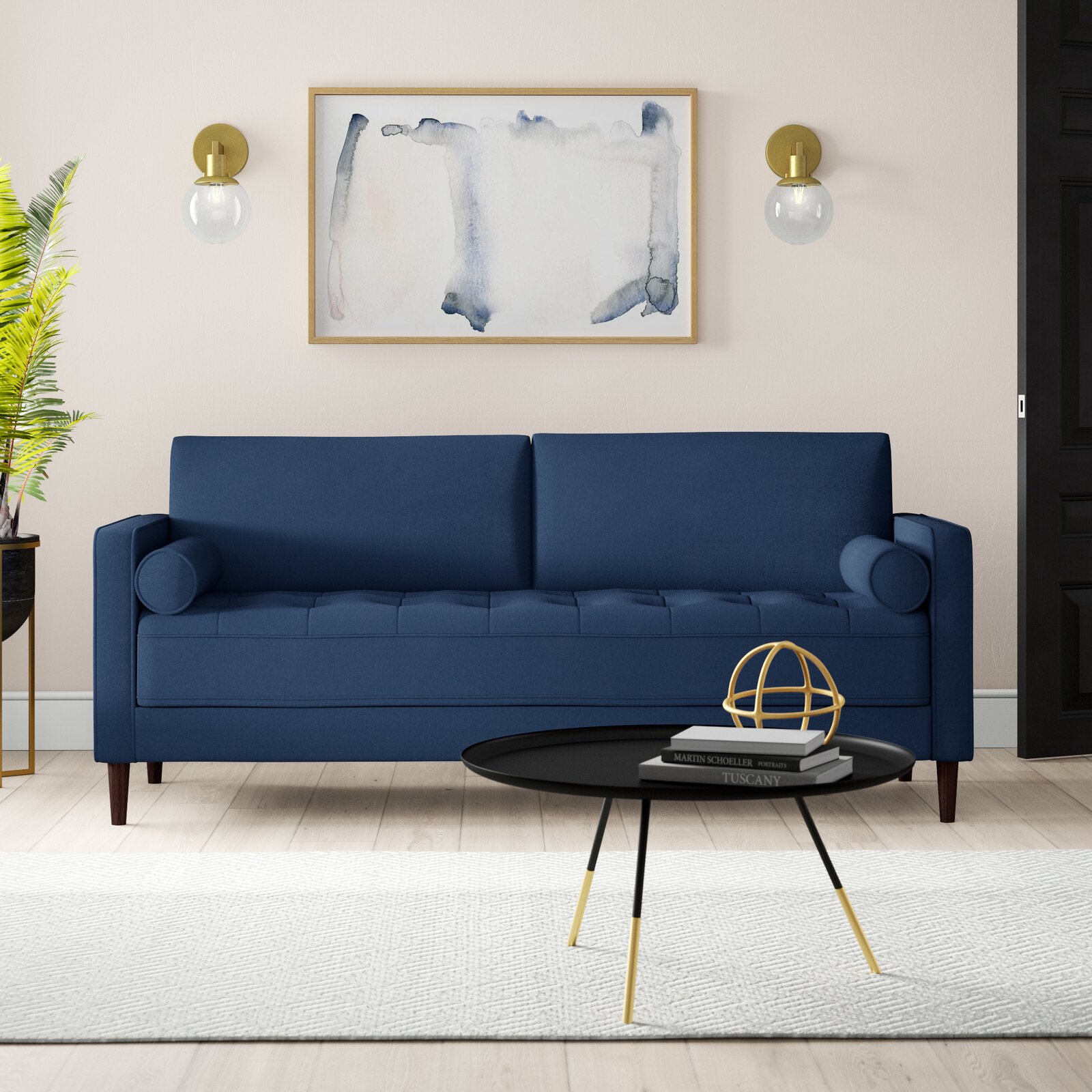 Garren 70.1 Square Arm Sofa