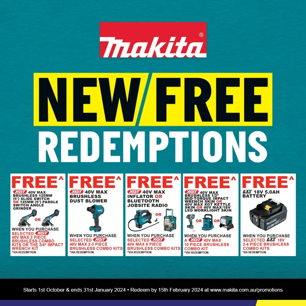 MAKITA 18V BRUSHLESS 10 PIECE 3 X 5.0AH COMBO KIT DLX1042TX1