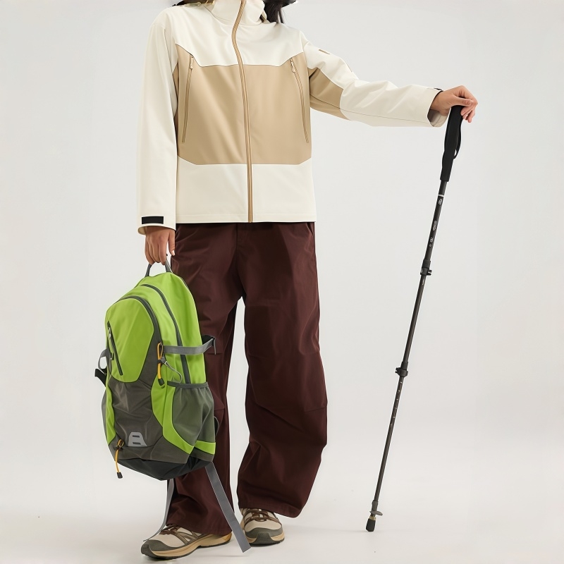 3-in-1 Waterproof Jacket with Detachable Fleece Liner and Multiple Pockets