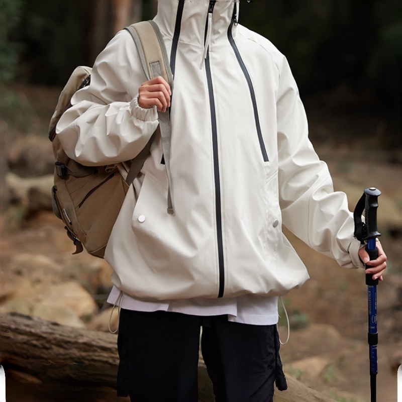 Outdoor Waterproof Large-Pocket Hiking Jacket
