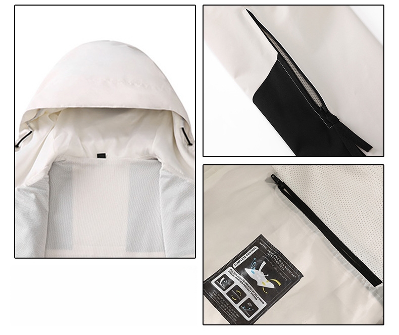 Mountain Series Waterproof Color-Block Outdoor Jacket